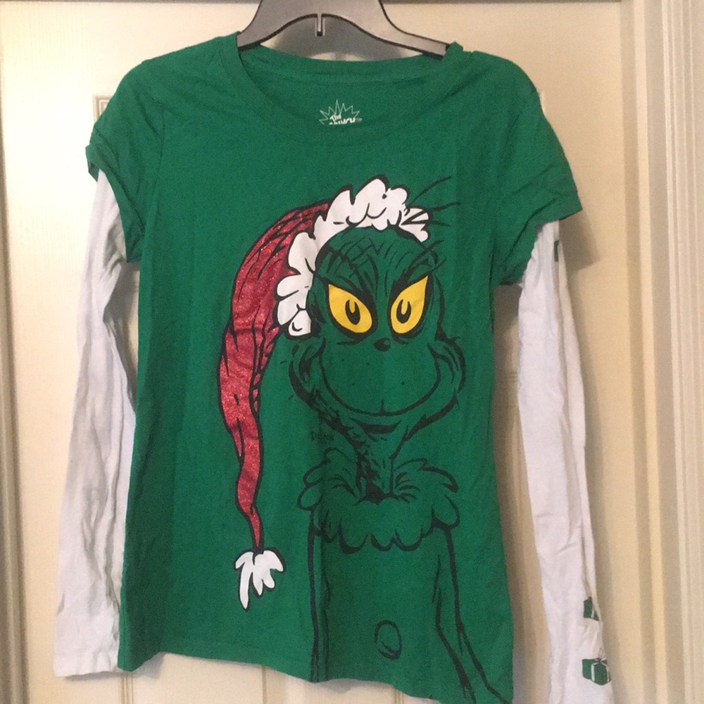 The Grinch Long Sleeve Christmas T-shirt